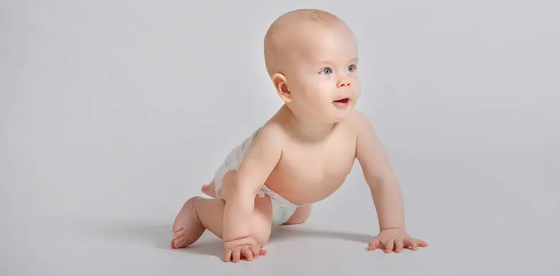 קדימה זחילה: שלב התפתחות אצל תינוקות